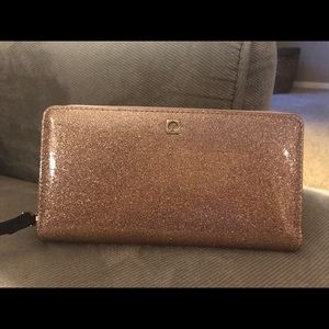 Kate Spade rose gold wallet
